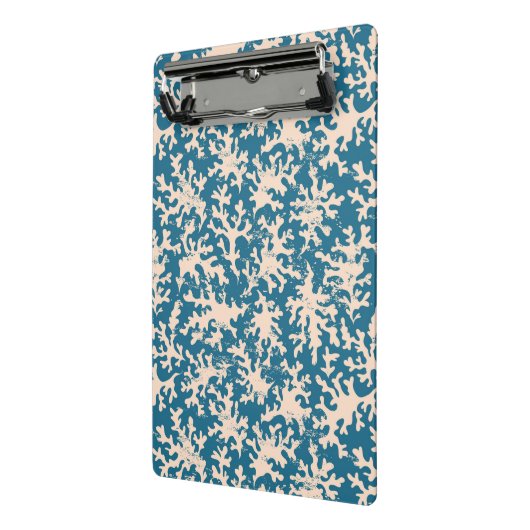 Schönes korallenrotes Muster Mini Klemmbrett (Gewinkelt2)