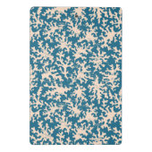 Schönes korallenrotes Muster Mini Klemmbrett (Rückseite)