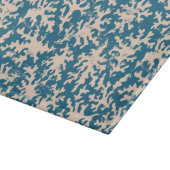 Schönes korallenrotes Muster Schneidebrett (Ecke)