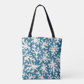 Schönes korallenrotes Muster Tasche (Rückseite)