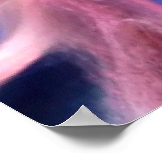 Schönes Kosmisches Angel Goddess Poster (Ecke)