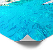 Schönes kretisches Gemälde Poster (Ecke)