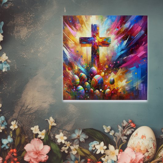 Schönes Kreuz für Osterfeiern | Puzzle