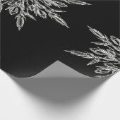 SCHÖNES KRISTALLSCHNEEFLAKE WRAPPPAPIER GESCHENKPAPIER (Ecke)