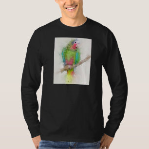 Schönes kubanisches Parrot Portrait Niedliche Voge T-Shirt