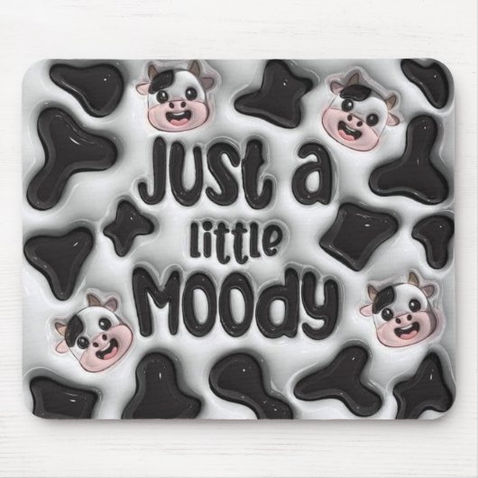 Schönes Kuhdesign Mousepad (Vorne)