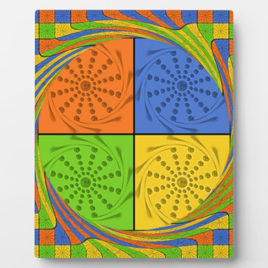 Schönes, kühnes ägyptisches Muster: Ein zauberhaft Fotoplatte (Vorderseite)