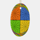 Schönes, kühnes ägyptisches Muster: Ein zauberhaft Keramikornament (Rechts)