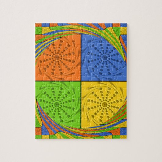 Schönes, kühnes ägyptisches Muster: Ein zauberhaft Puzzle (Vertikal)