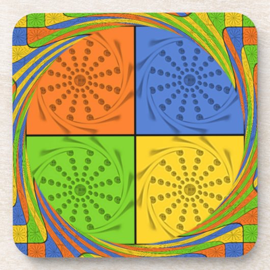 Schönes, kühnes ägyptisches Muster: Ein zauberhaft Untersetzer (Vorderseite)