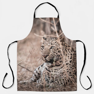 Schönes Kunstbild Großer Wildleopard oder -panthe Schürze