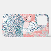 Schönes Kunstleopard nahtlos, abstrakt ein Case-Mate iPhone Hülle (Rückseite (Horizontal))