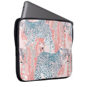 Schönes Kunstleopard nahtlos, abstrakt ein Laptopschutzhülle (Vorne Rechts)
