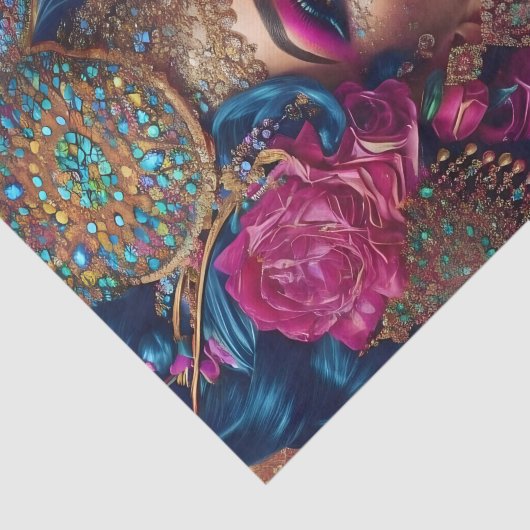 Schönes künstlerisches Dekoupage Tissue Paper Seidenpapier (Ausschnitt)