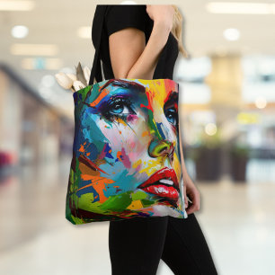 Schönes künstlerisches Portrait Tasche