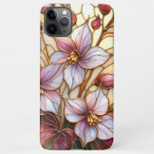 Schönes Kunstmuster aus Glas iPhone Hülle (Rückseite)