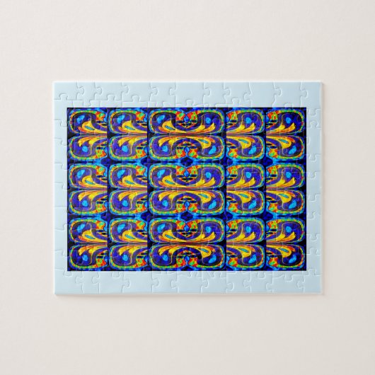 Schönes Kunstmuster Puzzle (Horizontal)