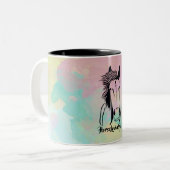 Schönes Kunstpferd Lovin' Gal Tasse (Vorderseite Links)