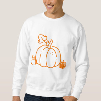 schönes Kürbisdesign Sweatshirt