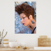 Schönes Kurzes Haar-Poster Poster (Küche)