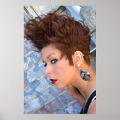 Schönes Kurzes Haar-Poster Poster (Vorne)