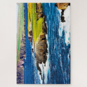 Schönes Küstenland Irland Puzzle (Vertikal)