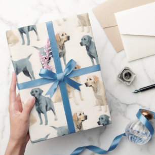 Schönes Labrador Retriever Wrapping Paper Geschenkpapier