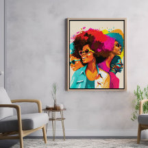 Schönes Lächeln schwarzer Frauen