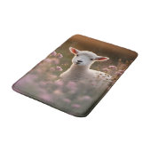 Schönes Lamm Badematte (Schrägansicht)