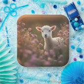 Schönes Lamm Pappteller (Party)