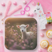 Schönes Lamm Pappteller (Party)