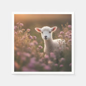 Schönes Lamm Serviette (Vorderseite)