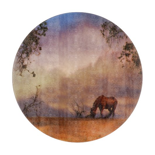 Schönes Land Cutting Board Schneidebrett (Vorderseite)