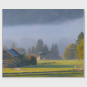 Schönes Land-landschaftliches Geschenkpapier (Flach)