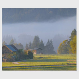 Schönes Land-landschaftliches Geschenkpapier