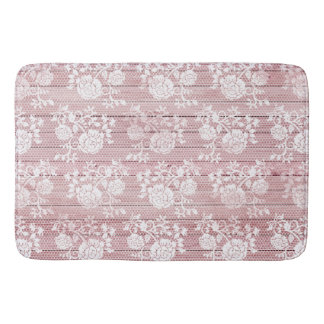 Schönes Land-rustikales Shabby Chic Badematte