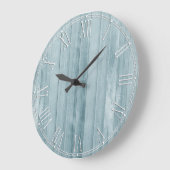 Schönes Land Rustikales Shabby Chic Große Wanduhr (Winkel)