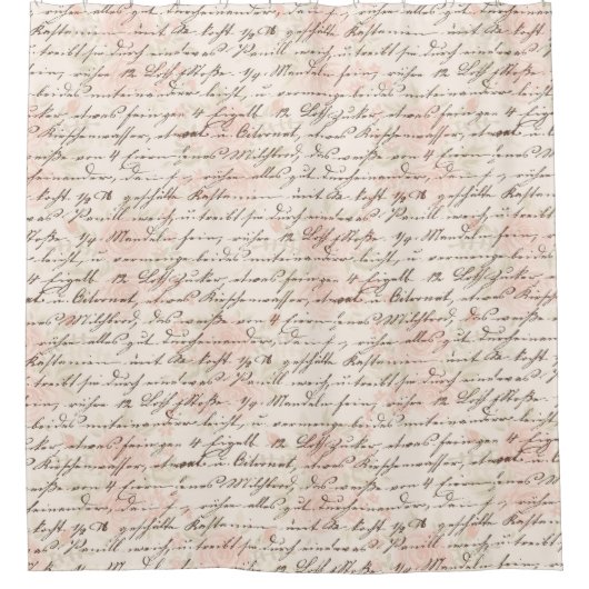 Schönes Land-Shabby Chic Duschvorhang (Vorderseite)