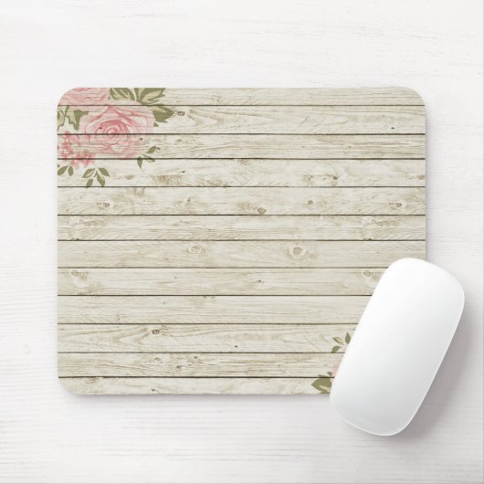 Schönes Land-Shabby Chic-rustikales Holz Mousepad (Mit Mouse)