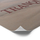 SCHÖNES LANDSCHAFTLICHES RUHIGKEITSPOSTER POSTER (Ecke)