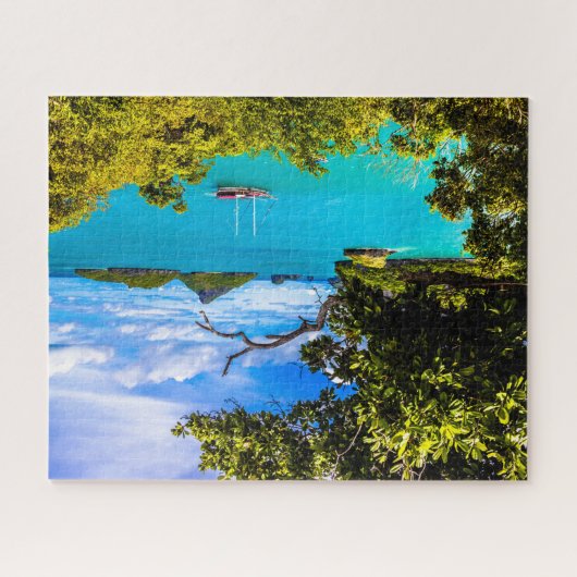 Schönes Landschaftspuzzle Puzzle (Horizontal)