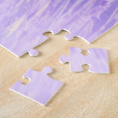 Schönes Lavendel Blume Feld oder Wiese Lila Puzzle (Seite)