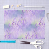 Schönes Lavendel Blume Feld oder Wiese Lila Seidenpapier (Handwerk)