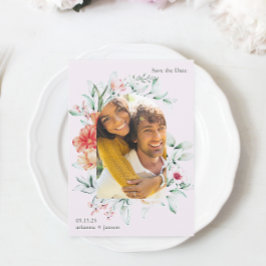 Schönes Lavendel Foto Hochzeit der Blumenarche Save The Date