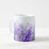 Schönes Lavendelfeld Kaffeetasse (Vorderseite Links)