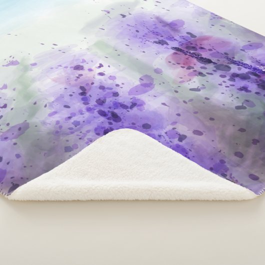 Schönes Lavendelfeld Sherpadecke (3/4)