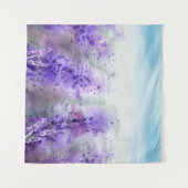 Schönes Lavendelfeld Wandteppich (Vorderseite (Horizontal))