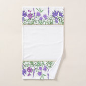 Schönes Lavender Gemustert Design Badetuch Set (Handtuch)