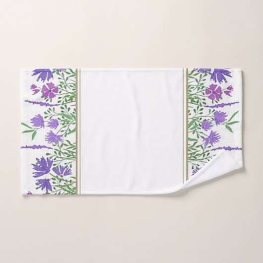 Schönes Lavender Gemustert Design Badetuch Set (Handtuch)