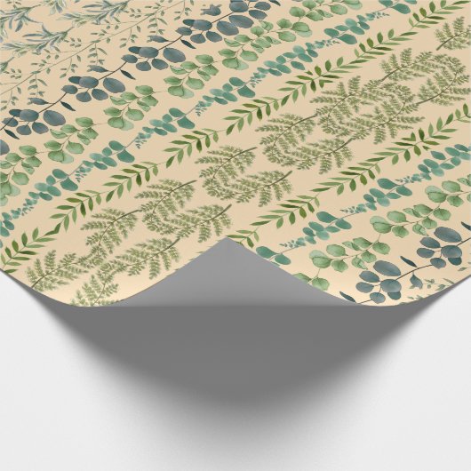Schönes Leaf Geschenkpapier (Ecke)